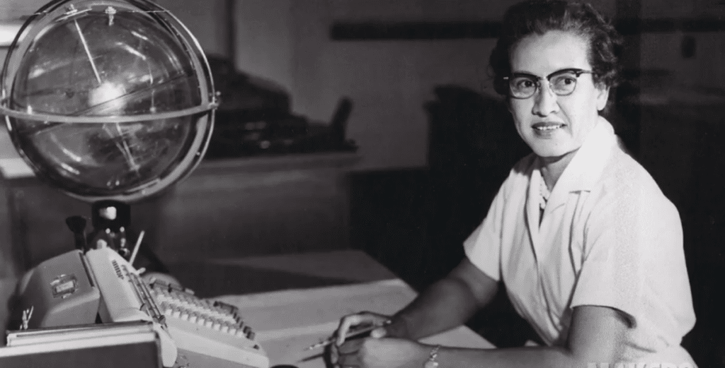 Katherine Johnson, femme, noire et mathématicienne de génie