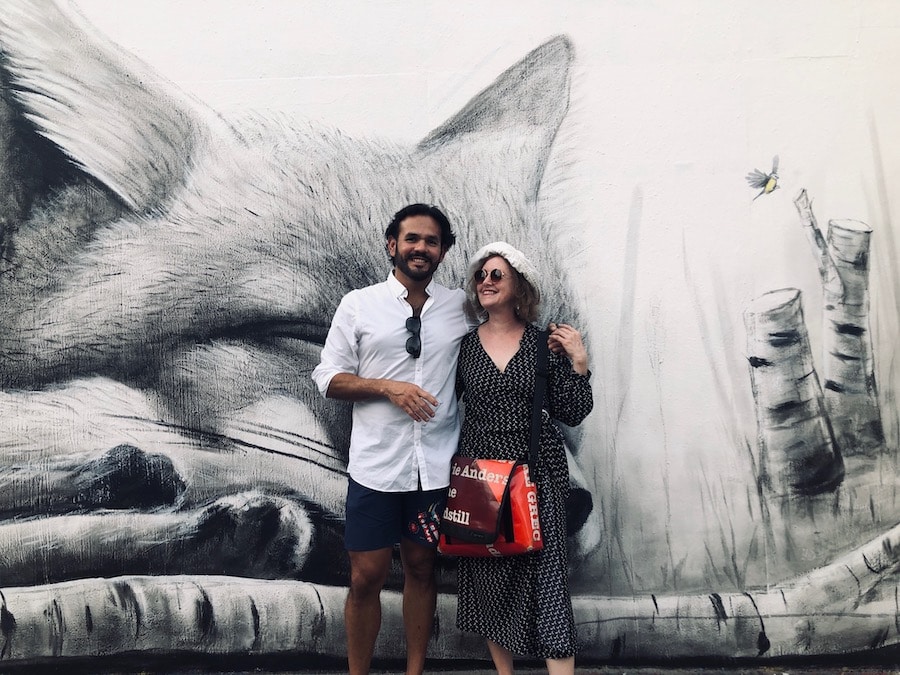 Un artiste mexicain et une blogueuse chartronnaise